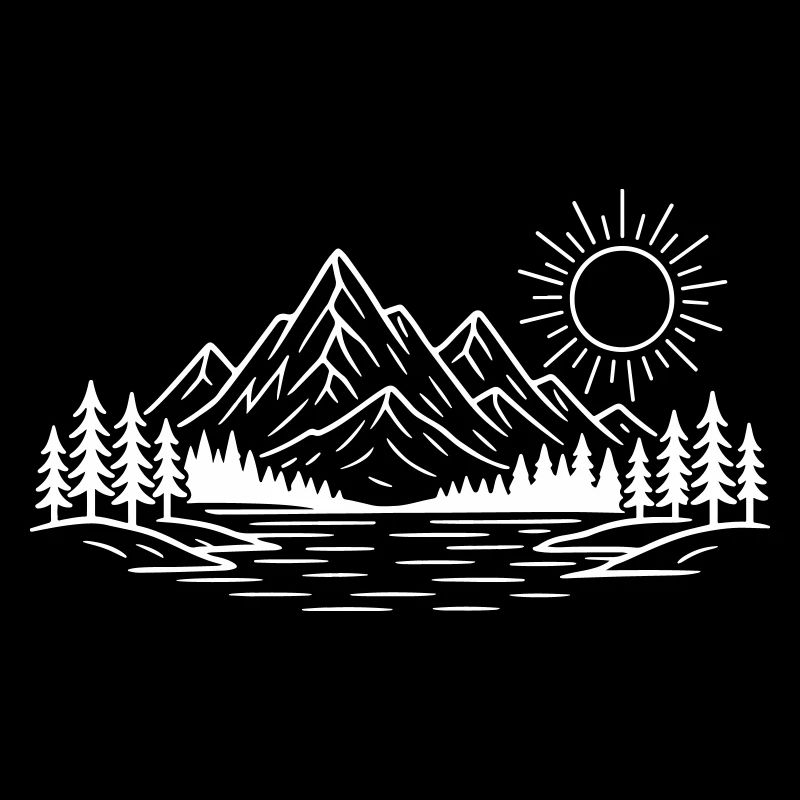 Mountains Nature Forest