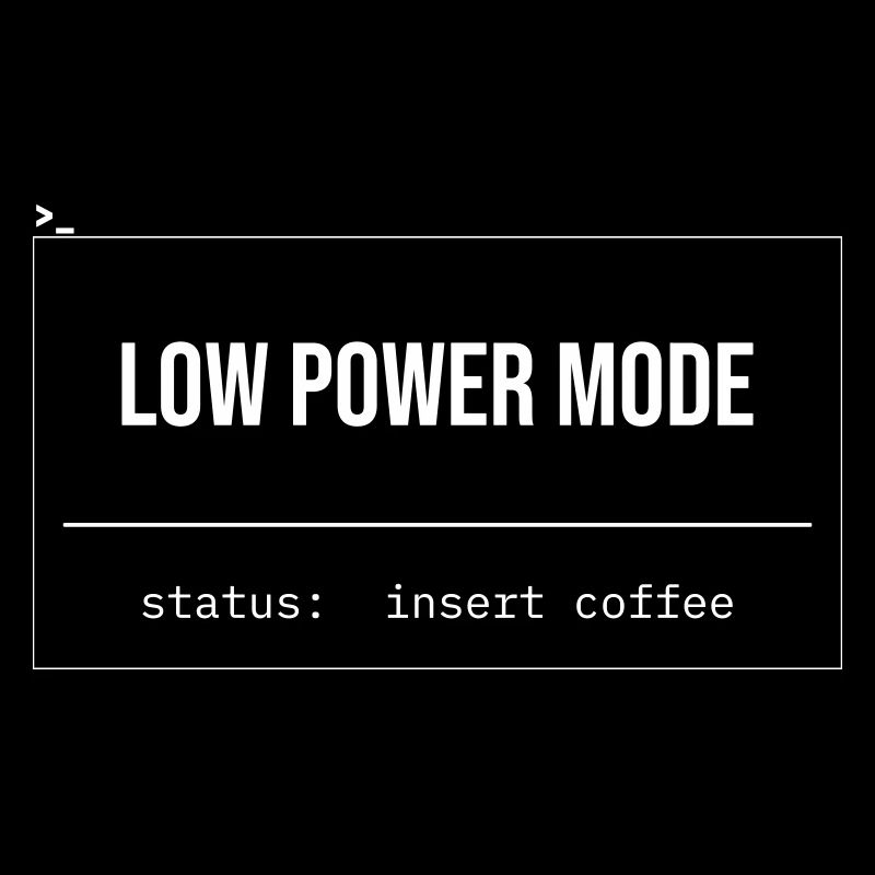 Low Power Modus Kaffee