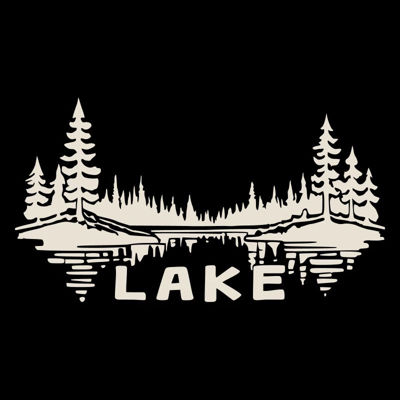 Lake Reflection [White]