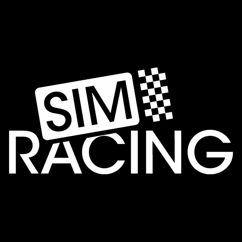 simracing driver logo sim racer icon car