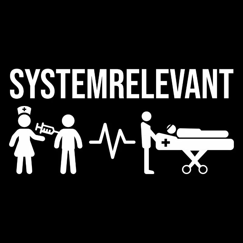 Systemrelevant Pflegekräfte Motiv