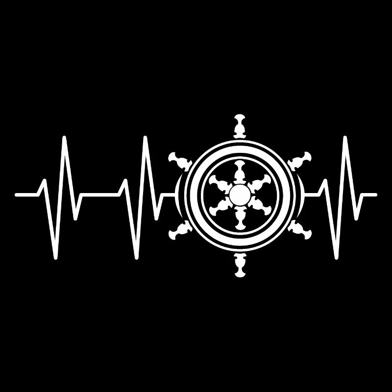 Heartbeat Steering Wheel Symbol Pulse Control Icon ECG