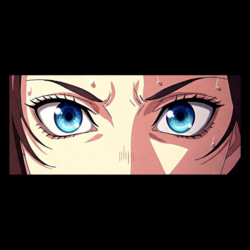 Anime Eyes Blue Iris Manga Fan