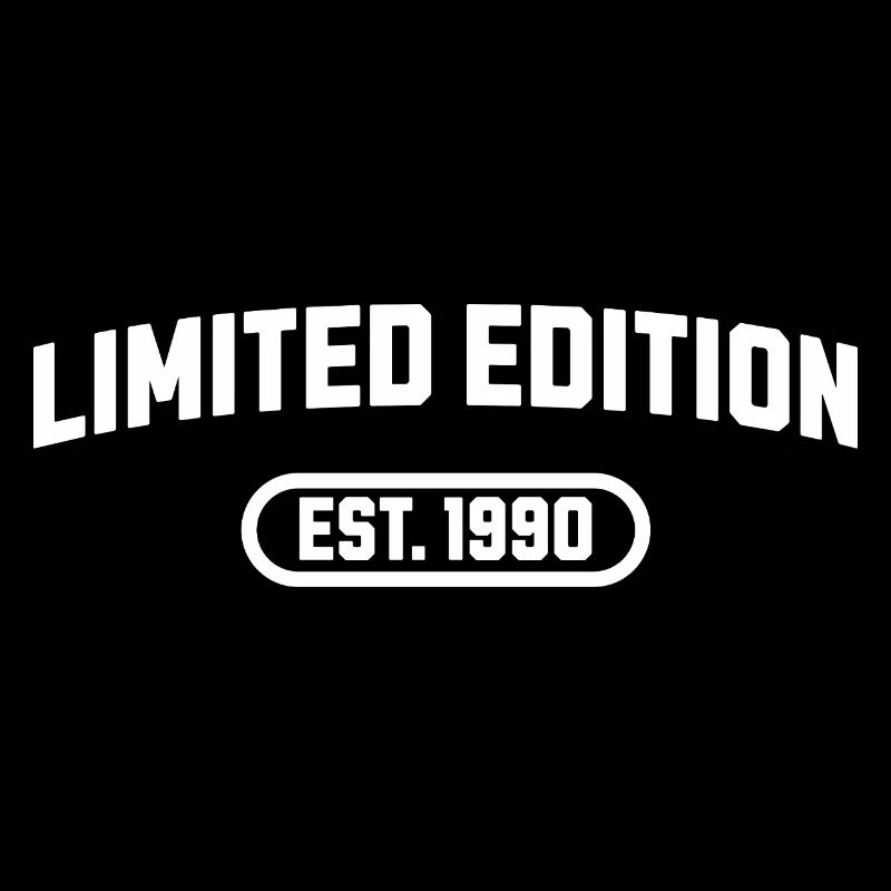 Limited Edition 1990 Geburtstag