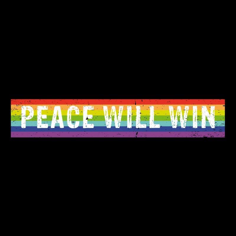 Peace will win spectral colors