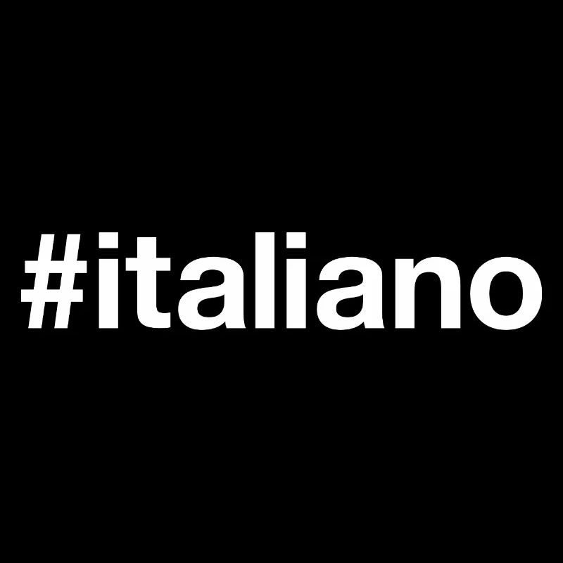 ITALIANO Hashtag