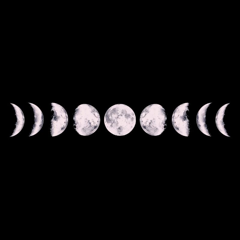 Impression du cycle des phases de lune