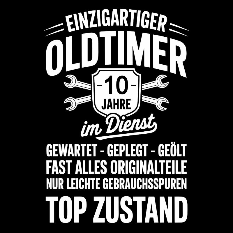 bester Mitarbeiter - Oldtimer Mechaniker