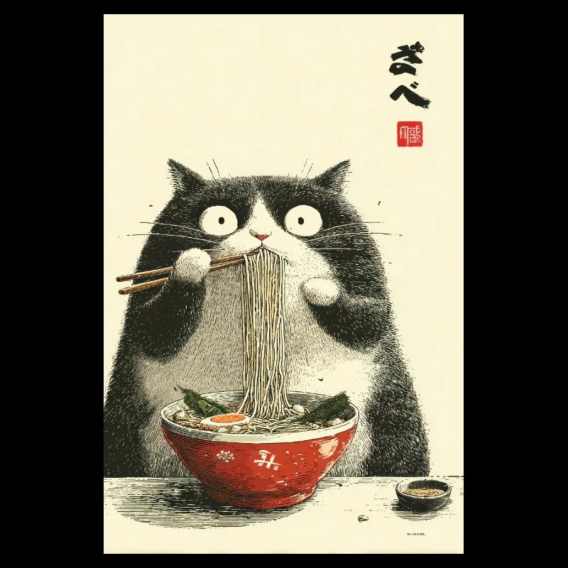Ramen Cat Noodle Joy