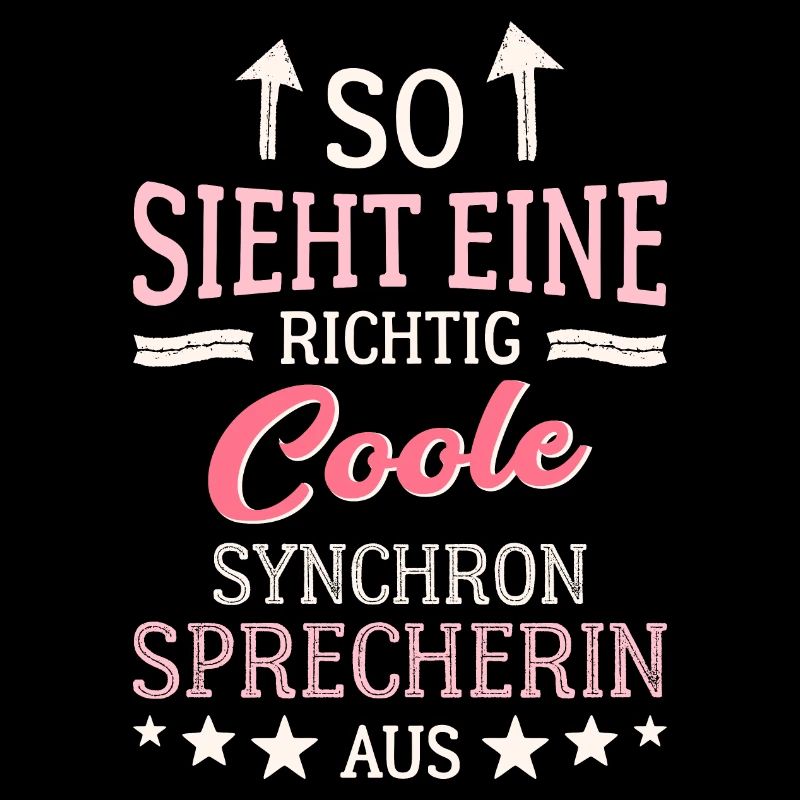 So sieht eine richtig coole Synchronsprecherin aus