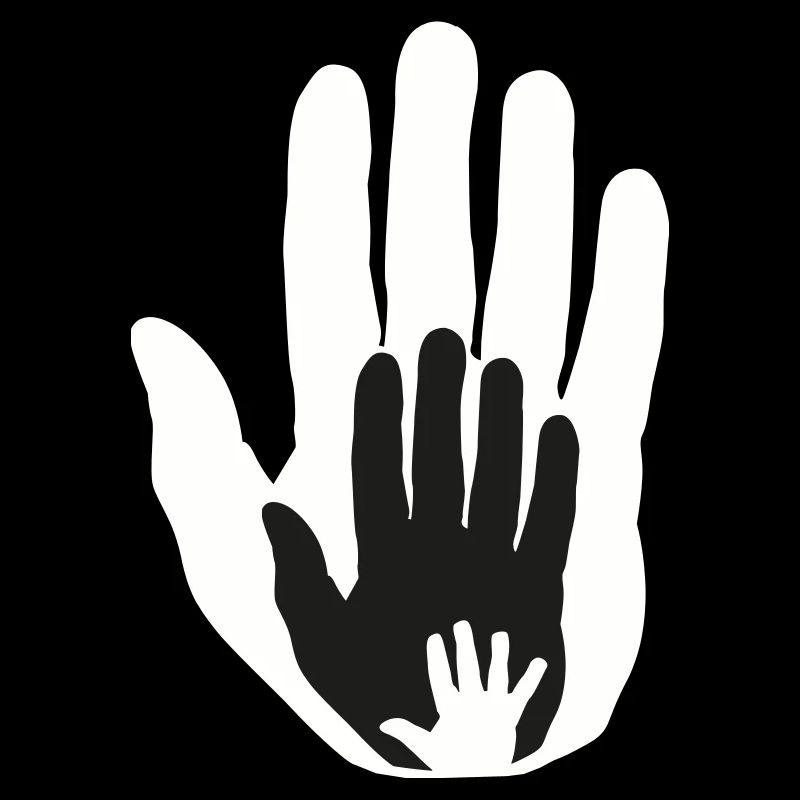 Bébé main dans la main dans la main