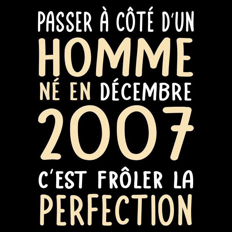 Anniversaire 18 ans - Né en Décembre 2007