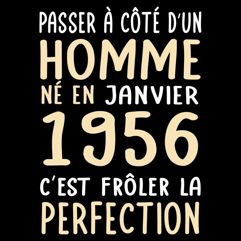 Anniversaire 70 ans - Né en Janvier 1956