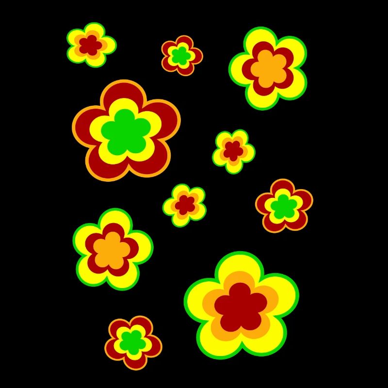 70s Flower Pattern