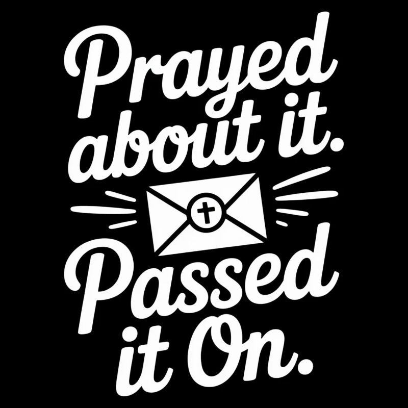 Prayed About It Passed It On Gebet