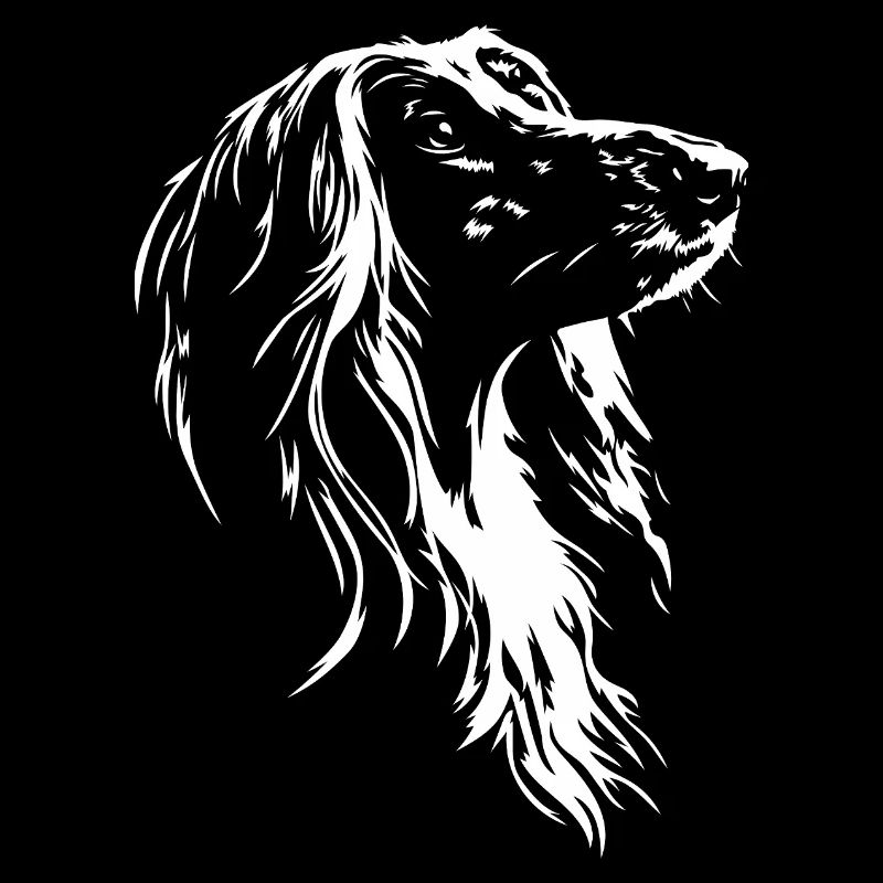 Chiens silhouette de lévriers afghans Wilsigns