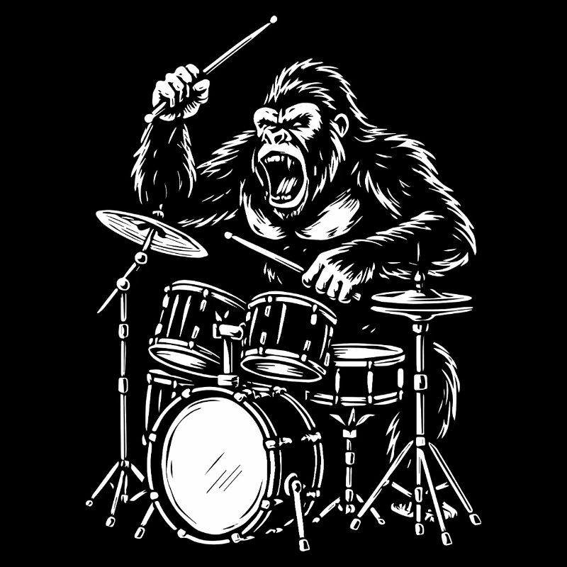 Gorilla-Trommelwut