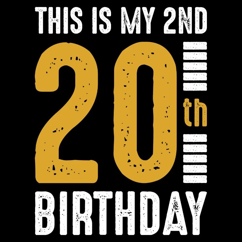 20. Geburtstag Bold Gold