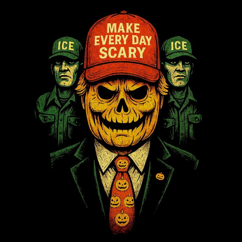 Crâne de citrouille Déclaration de mode d’Halloween