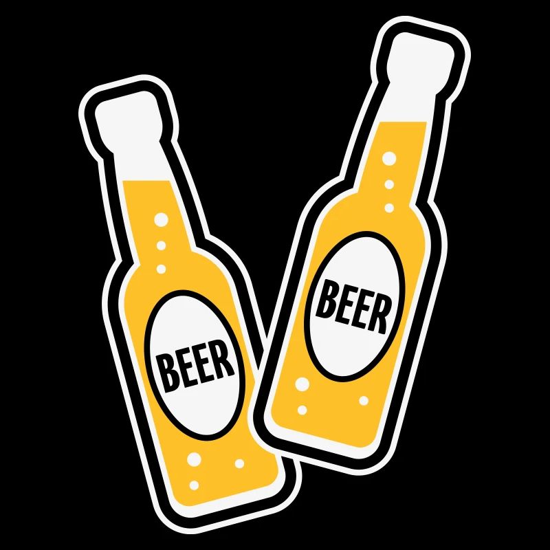2 Toasting Beer Bottles (Beery / POS 3C)