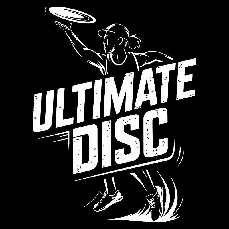 Ultimate Disc Frisbee Player Throwing Action For