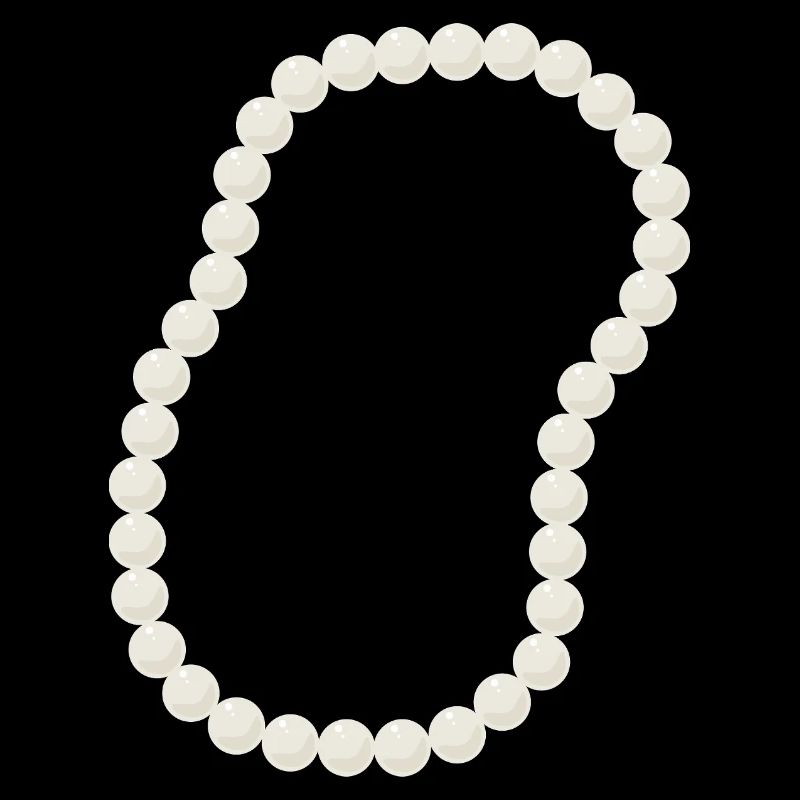 Conception élégante de collier de perles de perles