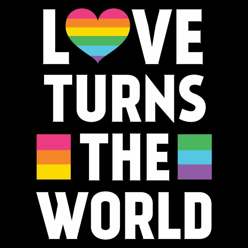 Pride Month LGBT - Love Turns The World