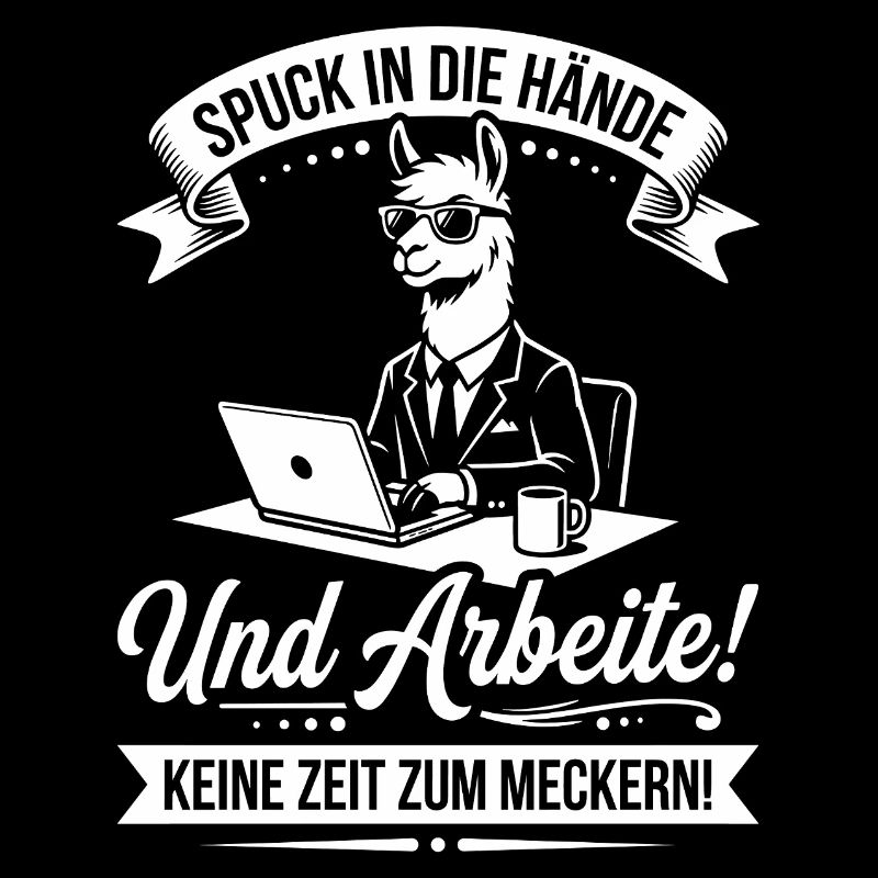 Spit in your hands, work!