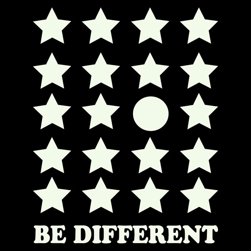 Be Different Star Grid Circle