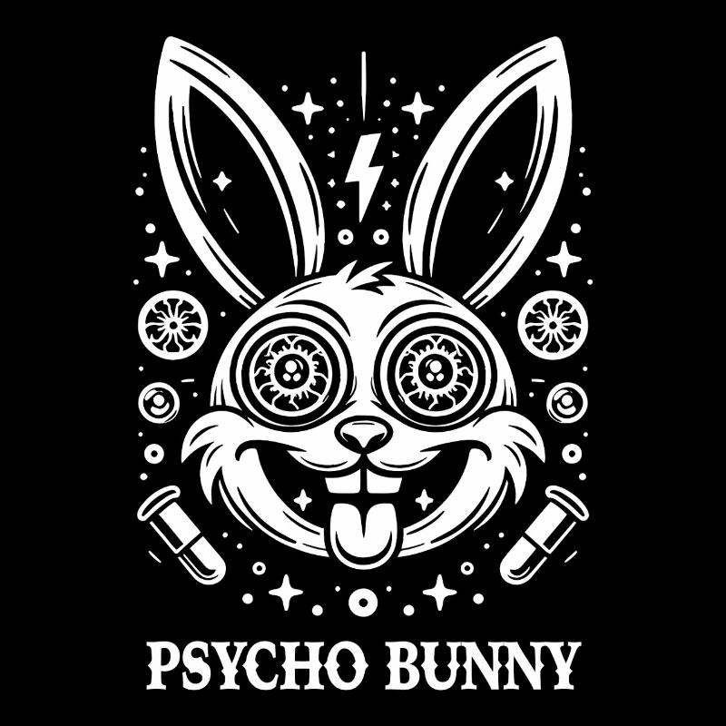 Psycho Bunny Neon Psychédélisme