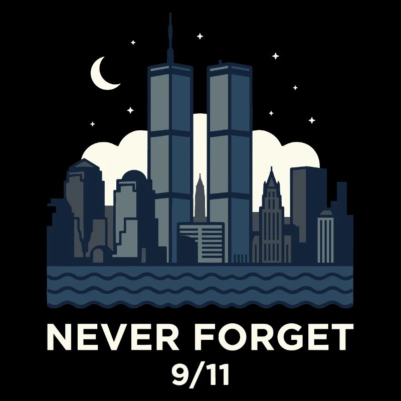 Never Forget 9/11 Skyline Night