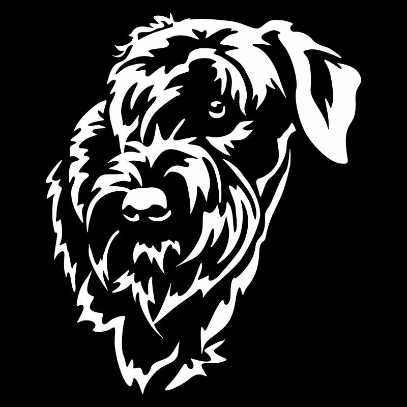 Schnauzer Kopf "Black Edition"