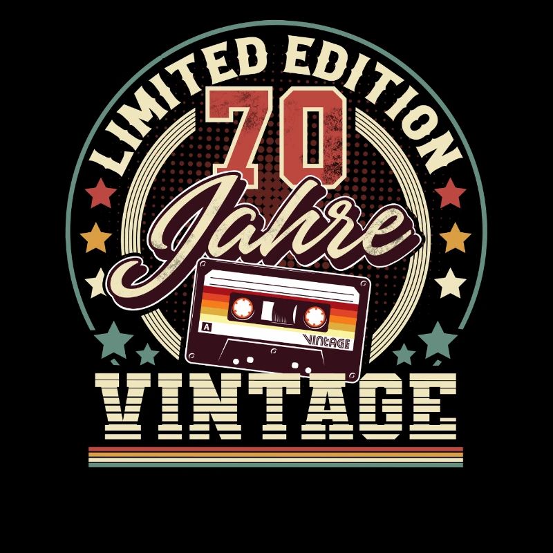 70e anniversaire Vintage