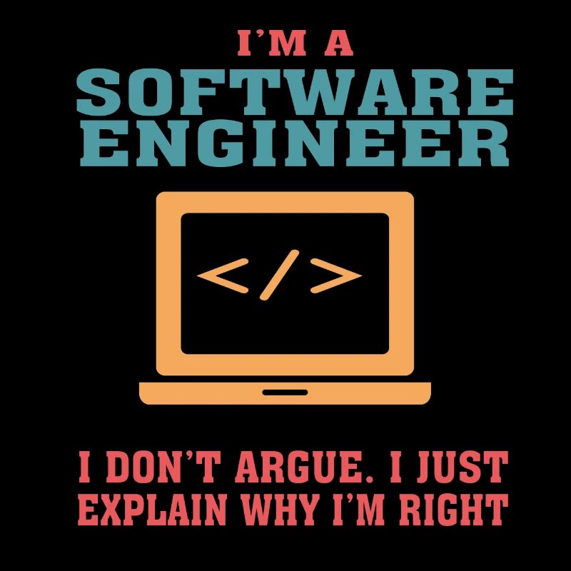 Lustiges Software Engineering Zitat für Software Engi