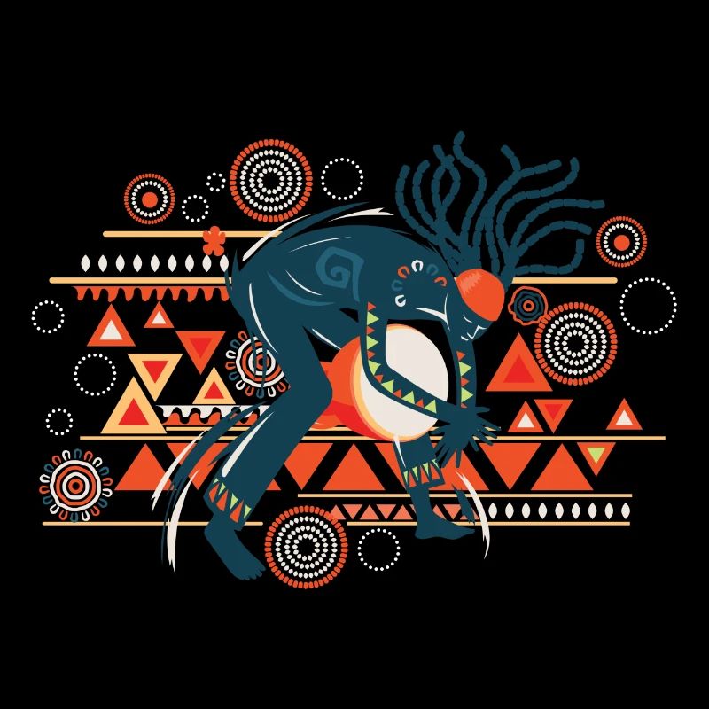 Vibrant Tribal Beast