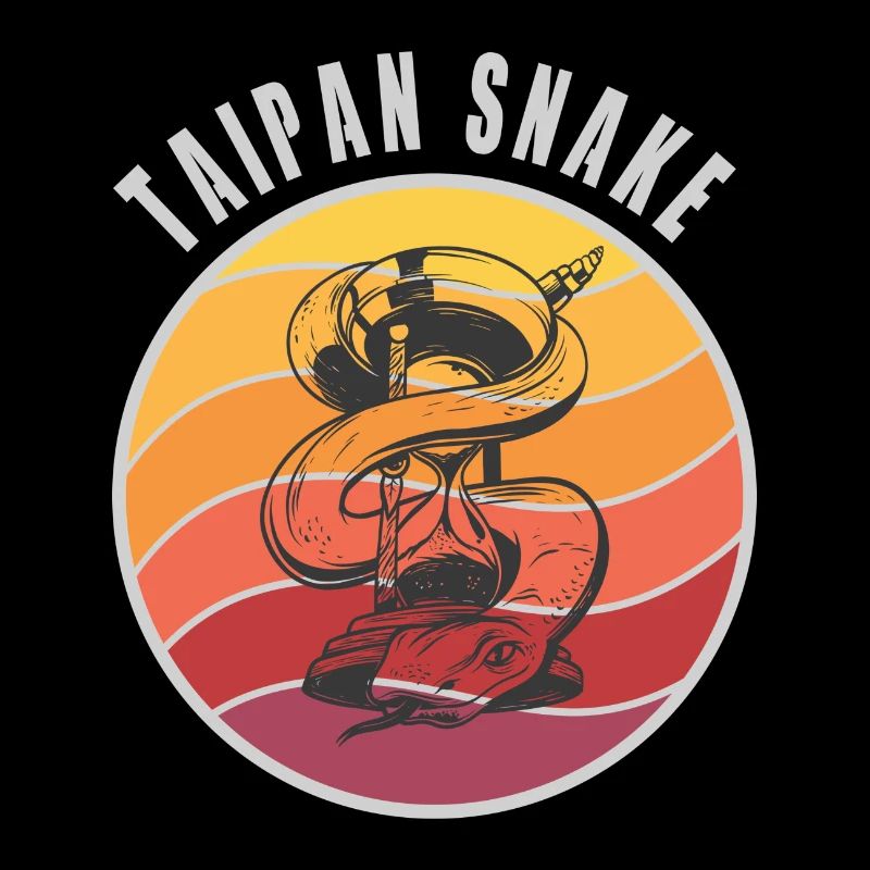 Conception de serpents Taipan / Idée cadeau