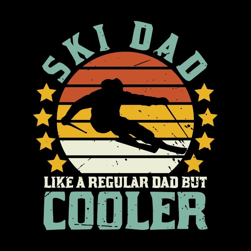 Ski Dad Like a Regular Dad But Cooler
