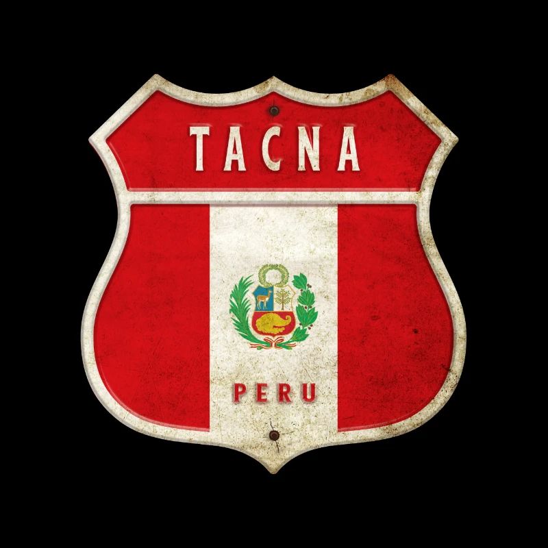 Tacna Peru Wappen Flaggen Design