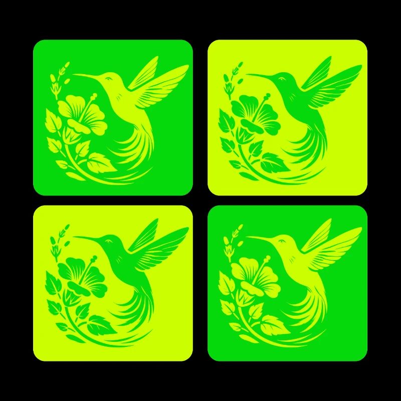 Kolibri & Blüte – Nature Design