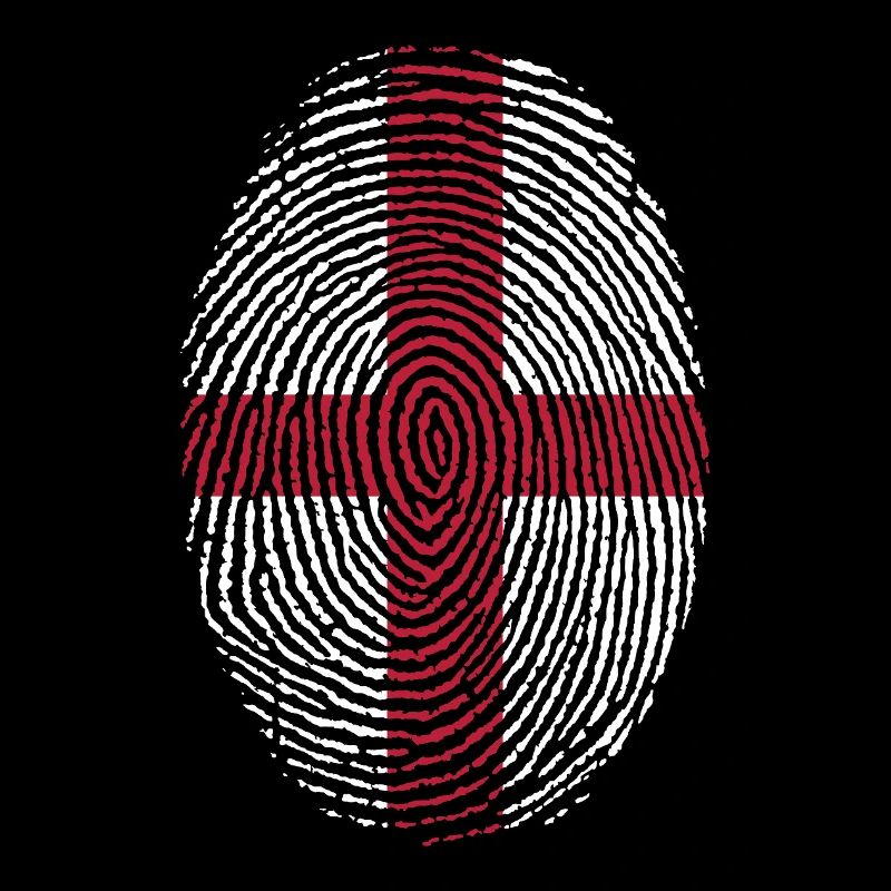 Empreinte digitale du drapeau anglais