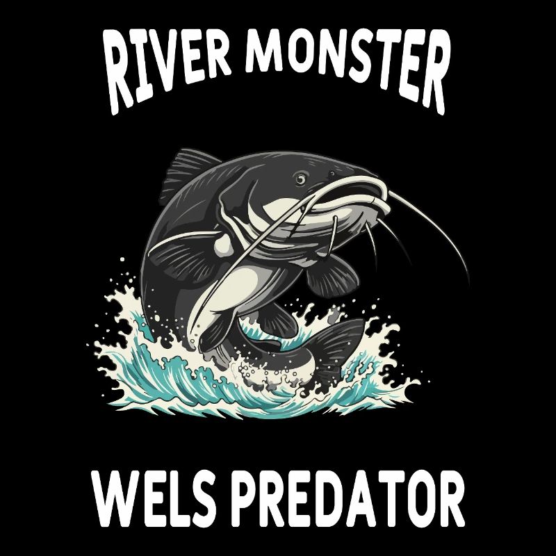 Pêche Rivière Silure Poisson Chat