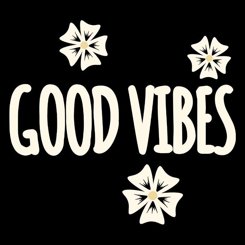 Les fleurs symbolisent le design des vibrations positives