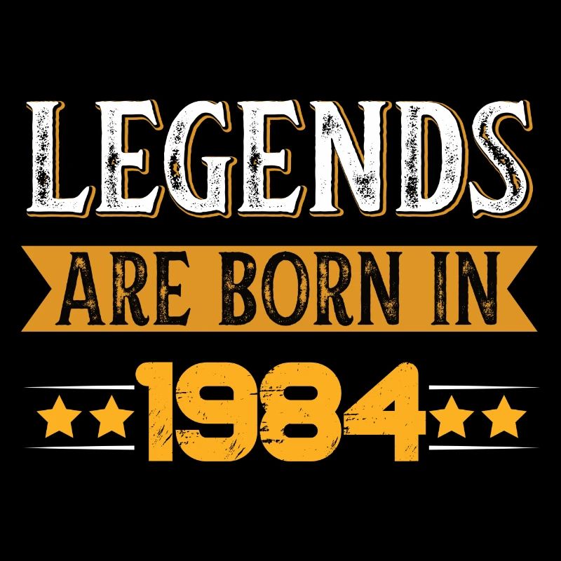 Legends Since 1984 Birthday Theme