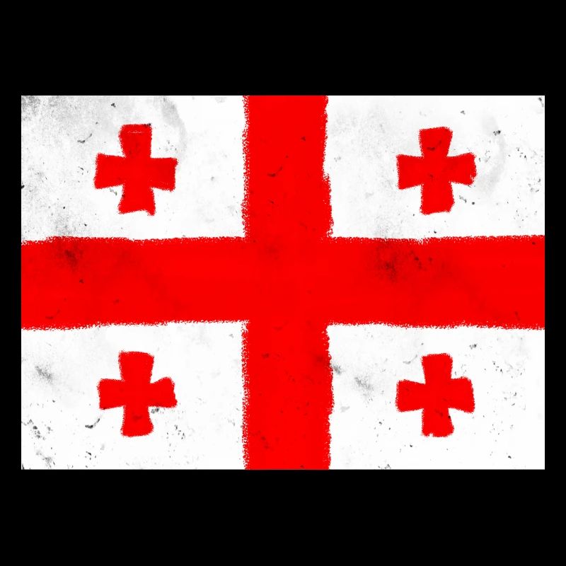 Drapeau de la Géorgie – Croix et Tradition