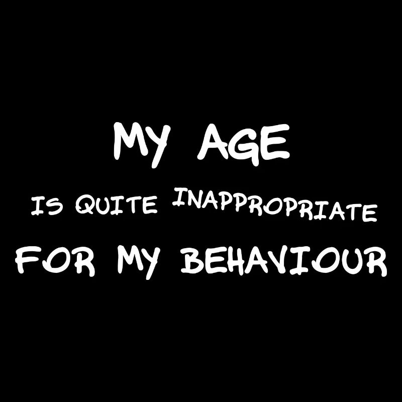 Mon âge est inapproprié