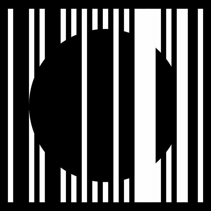 Vertical Stripe Circle
