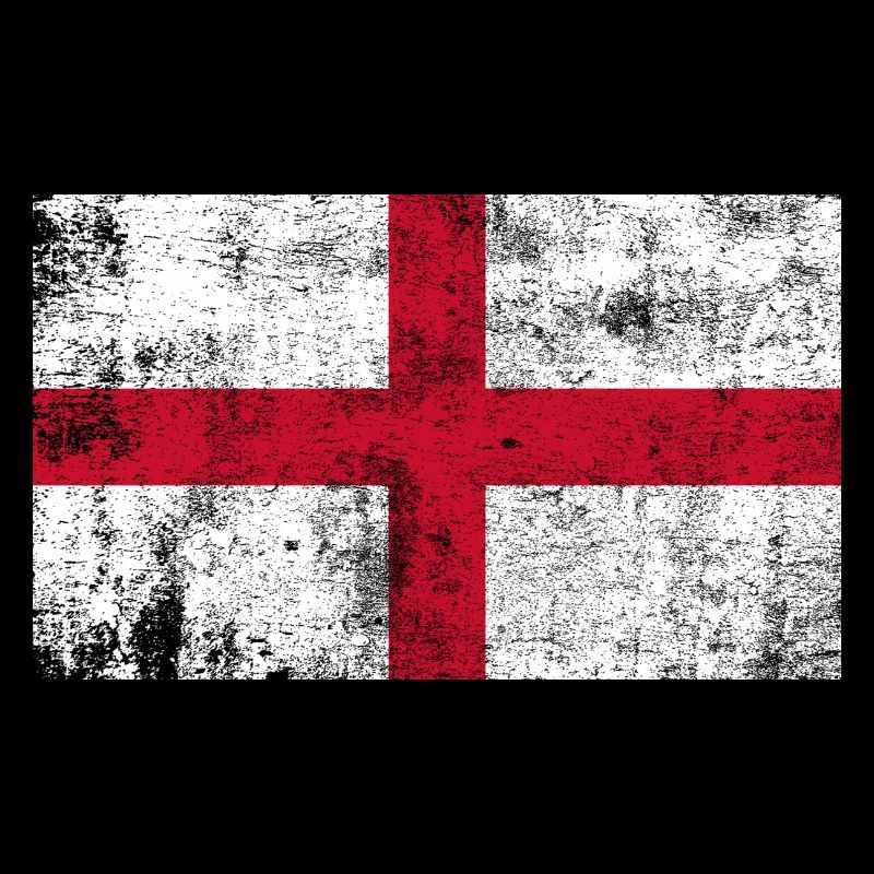 Drapeau de l’Angleterre Drapeau Grunge Retro Vintage