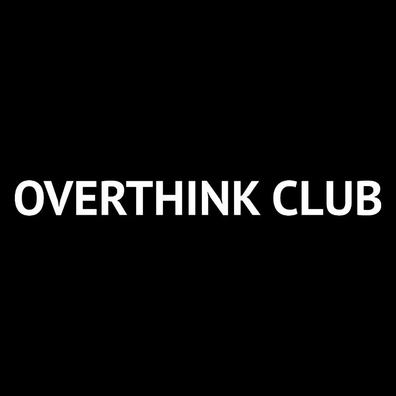 Overthink-Club – Textdesign mit minimalem Überdenken