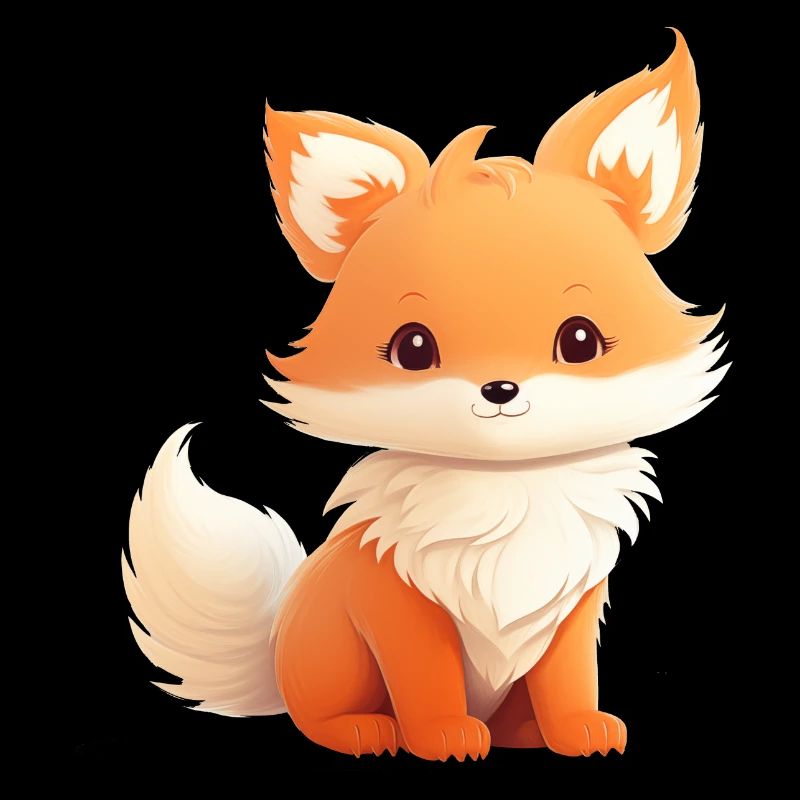 Illustration de renard mignon
