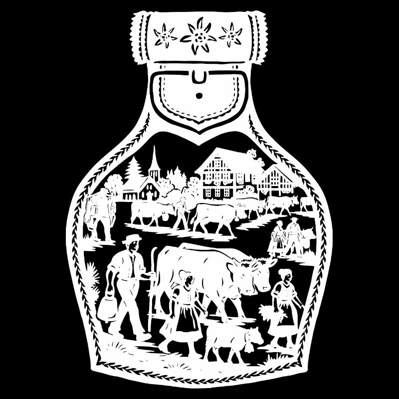 Alpabfahrt white